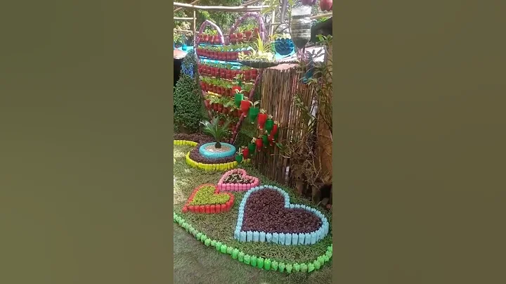 Empty plastic bottle , Garden design #amazing #empty #recycle #unique #shorts
