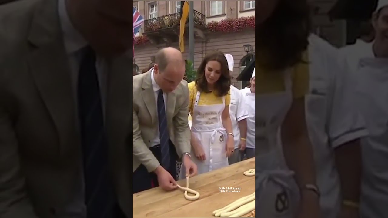 Royal Throwback William And Kate Try Pretzel Making In Germany