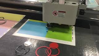 AOKE DCZ70 digital flatbed cutting plotter cnc carton box sample maker cutter machine