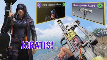 Gratis skin de Iskra Isometric Informer y Groza Improvised Hazard - COD Mobile