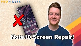 How to replace the screen on a Samsung Note10 Plus! - FULL REPAIR