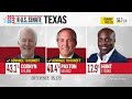 Cornyn, Paxton head to runoff in Texas Senate Republican primary