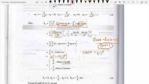 Fourier series of discontinuous function || lect-5 || Real and complex analysis