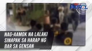 Nagaamok Na Lalaki Sinapak Sa Harap Ng Bar Sa Gensan  Tv Patrol