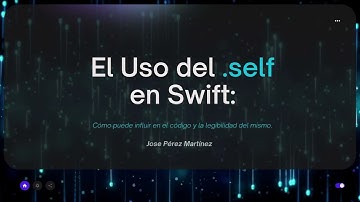 #SWIFT, dominando ".self" y la gestión de memoria - Guía práctica para desarrolladores iOS