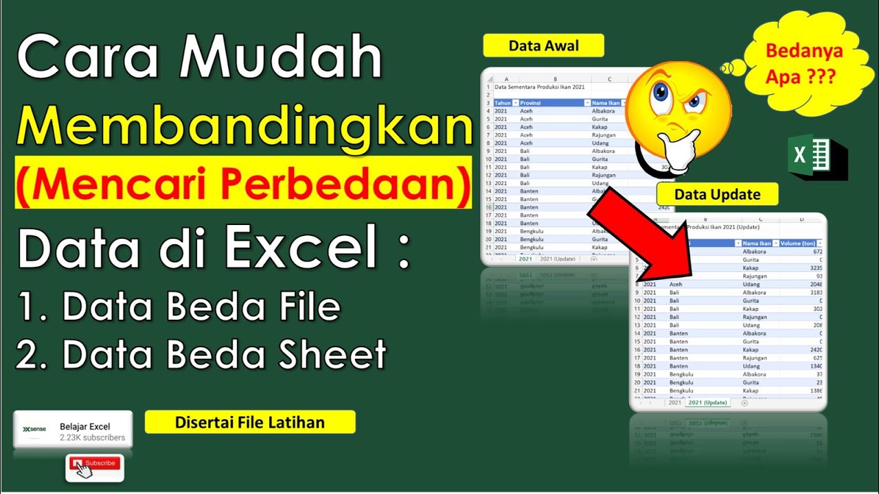 Cara Mencari Data Yang Sama Di Excel Beda Sheet