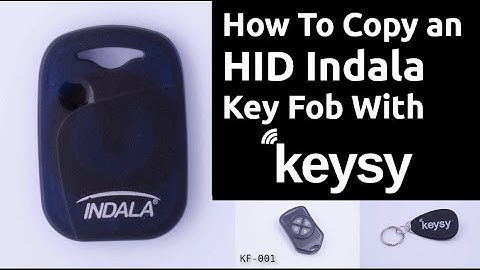 Copying HID Indala keyfob with Keysy