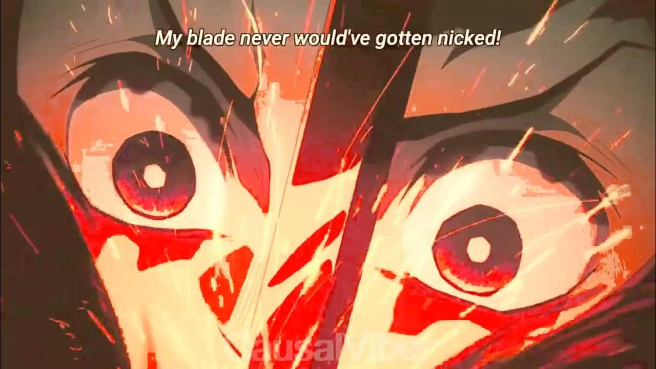 Tanjiro deflects Gyutaro's Blood BladeSickles, Demon Slayer Season 2