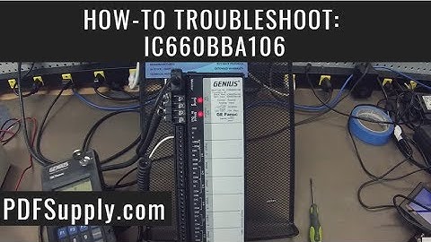 How-to Troubleshoot: IC660BBA106 with Genius Block I/O (GE Fanuc PLC Training)