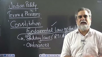 Indian Polity(Demo) Lecture by Rahul Swaroop Sir (CSE Prelims batch 2024)