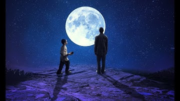 Photoshop tutorial | Compositing and Dreamy Manipulation | Looking at the moon |