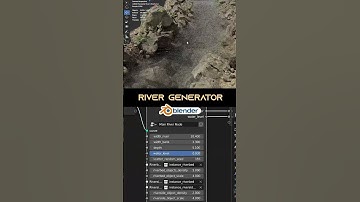 Procedural River Stream Generator - Blender Geometry Node