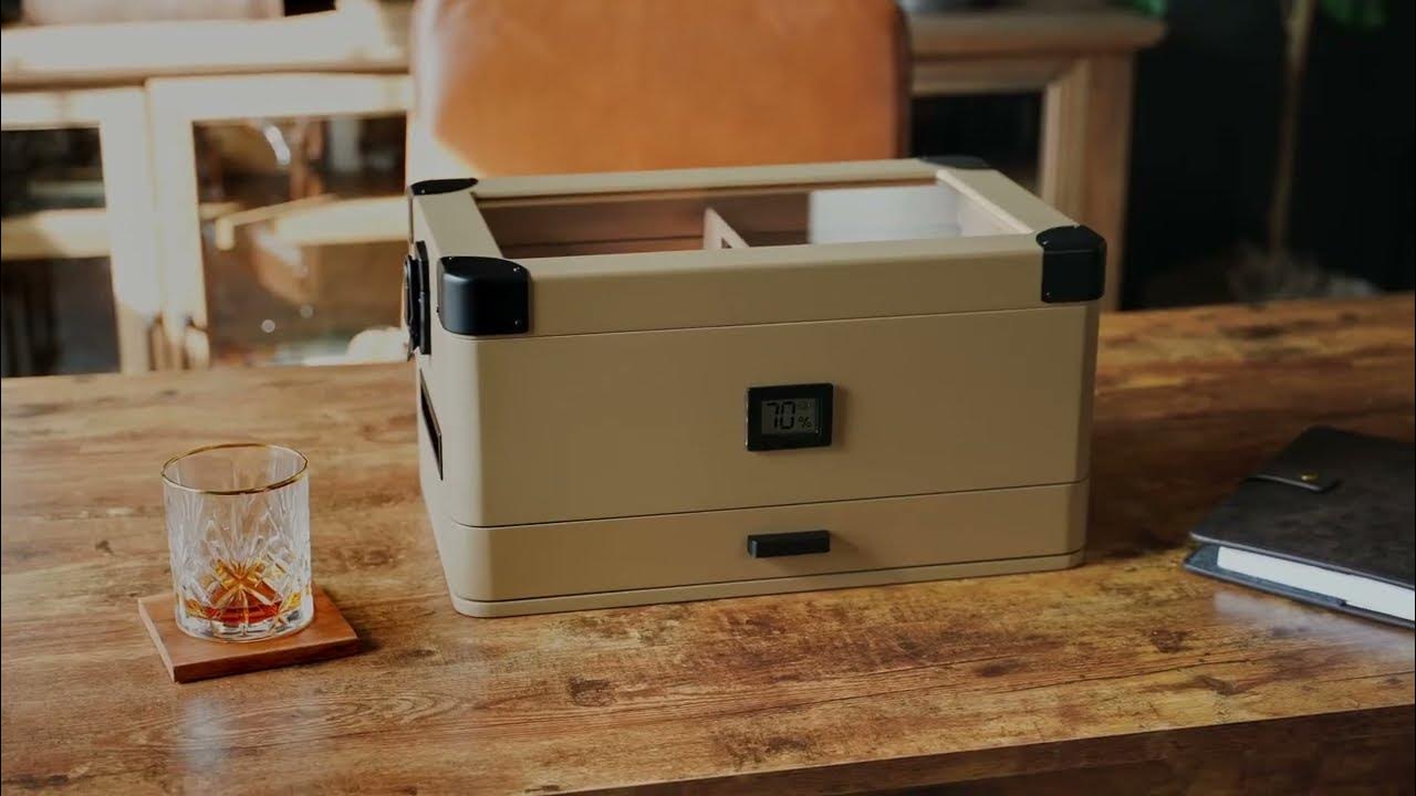 Klaro Military Humidor Tan & Black Huckberry Exclusive YouTube