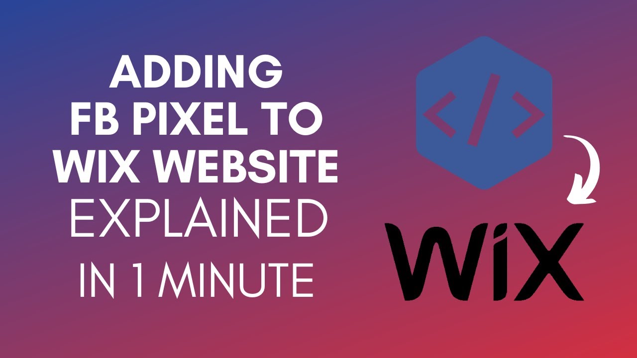 How To Add Facebook Pixel To Wix Website (2025) - YouTube