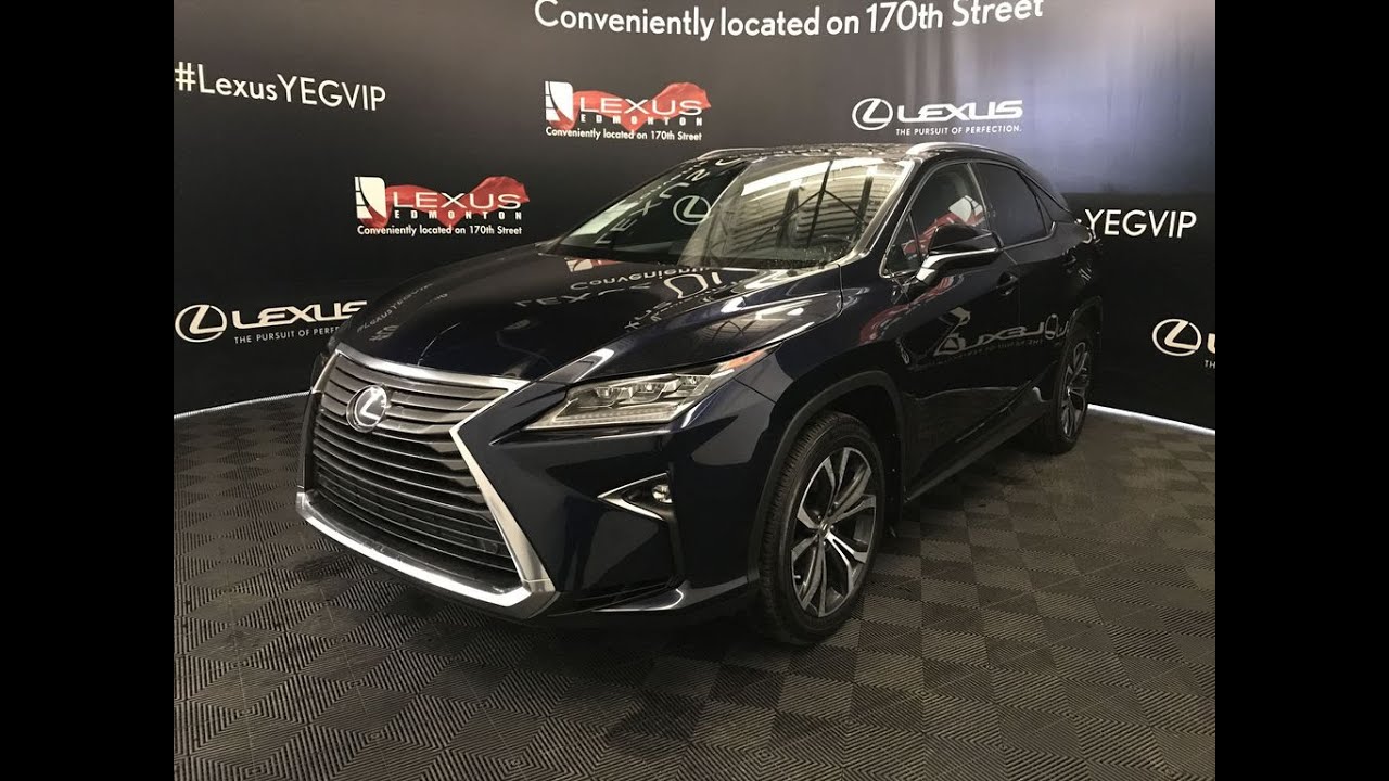 Blue 2016 Lexus RX 350 RX350 Review Edmonton Alberta Lexus of