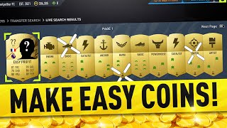 THE EASIEST CARDS TO SNIPE ON FIFA 22! HOW TO MAKE QUICK EASY COINS! FIFA 22 TRADING TIPS