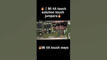 📱🔥Mi 4A touch solution touch connector mission points jumpers🔥📱🩺Broken tuch connector ways🔥🔥