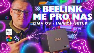 The Best NAS for ZIMA OS? BeeLink ME Pro NAS 2 Bay 16GB Intel N150 Immich Setup
