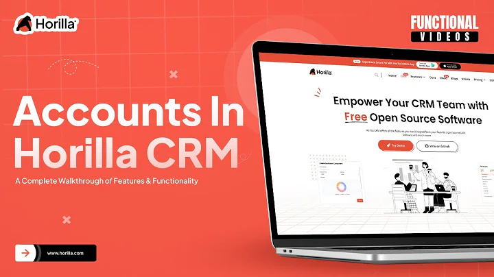 Accounts In Horilla CRM | Horilla CRM Features & Functionality | Horilla CRM Functional Tutorials