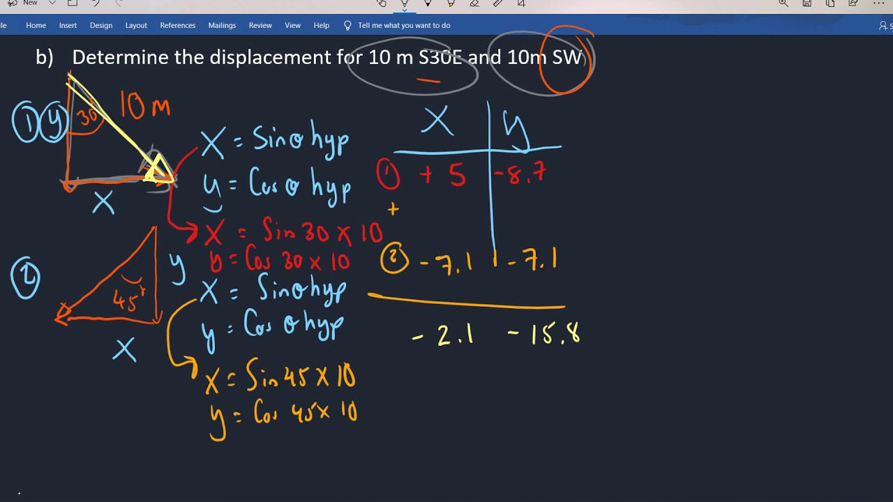 adding vectors vector component method - YouTube