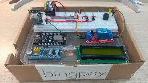 Hệ thống IoT Cảnh báo khí gas cảm biến MQ-2, STM32F103C8T6 kết hợp với ESP8266 WiFi