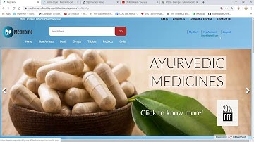 Pharmacy E-Commerce Website :Using HTML, CSS, PHP and Javascript.