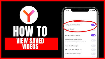 How to view saved videos on Yandex Browser