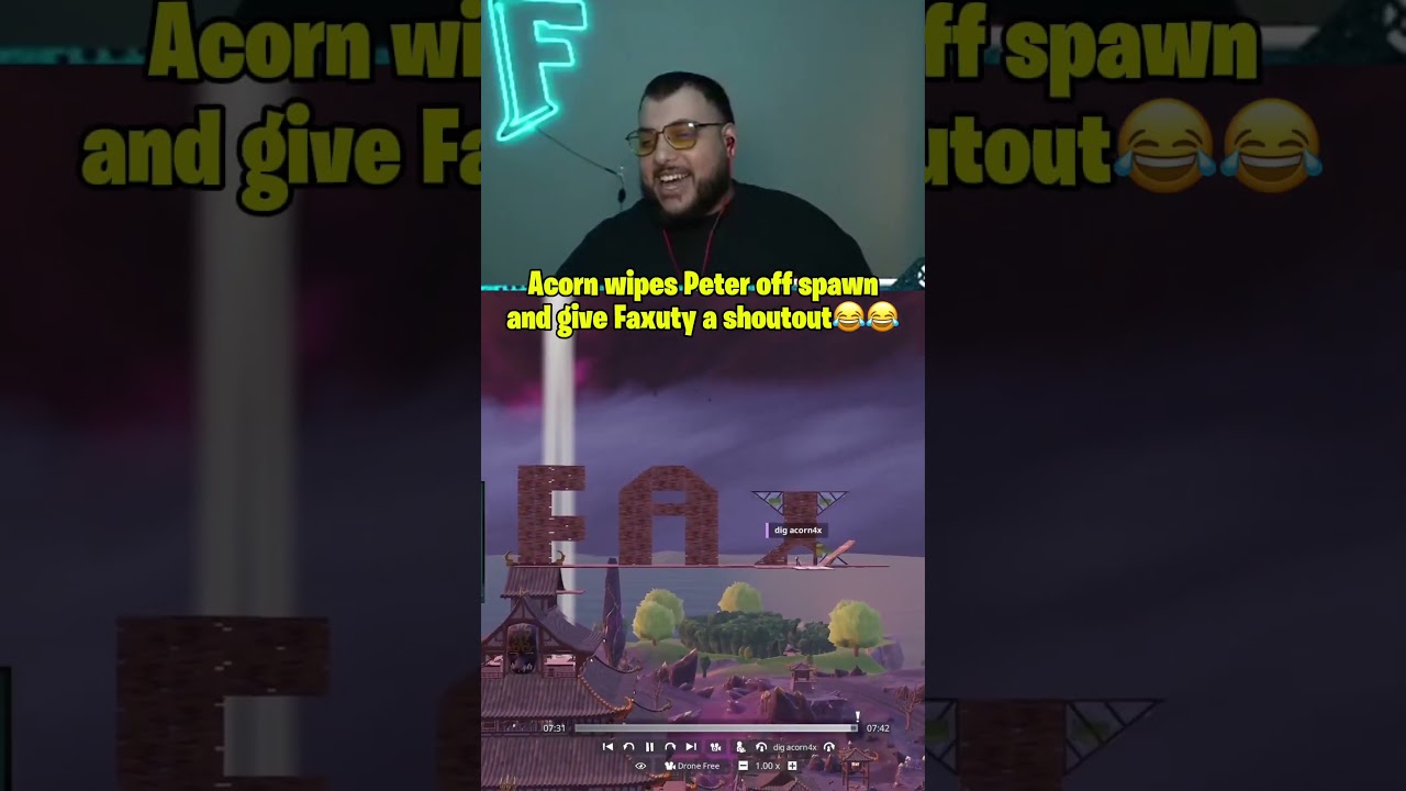 Acorn Wipes Peterbot Offspawn & Shouts Out Faxuty!