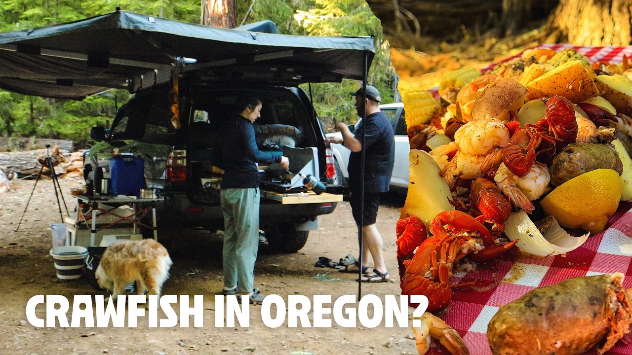 Camp, catch, & cook! Dispersed camping and crawfishing at Timothy Lake in Mt Hood