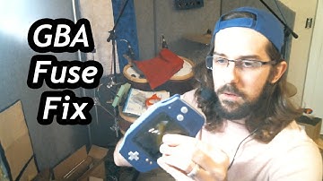 GBA AGB-001 No Power Fix - Blown Fuse Soldering