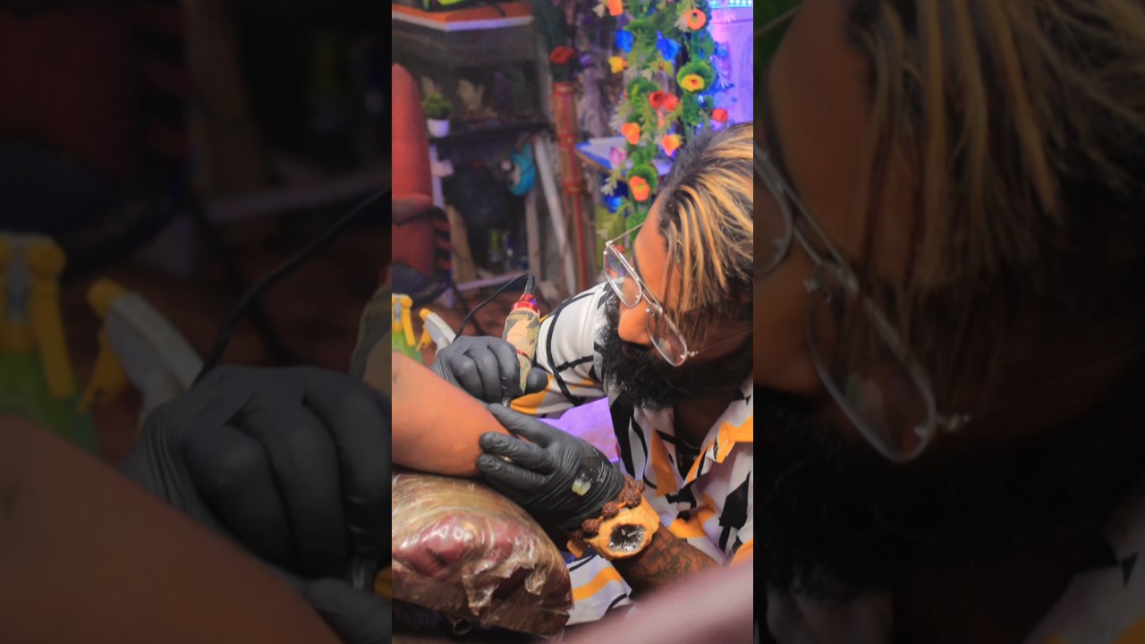 Soulful Tattoo Art ✨ | Step-by-Step Tattoo Process | 