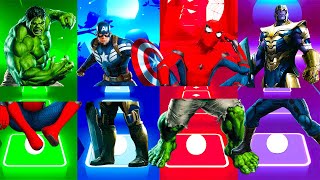 Telis Hop EDM & Phonk Rush - Hulk vs Captain America vs Spider-Man vs Thanos