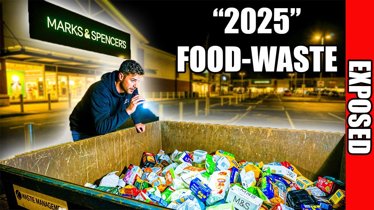 UK FREEGAN EXPOSES HUGE FOOD WASTE FROM UK RETAILERS BY DUMPSTER DIVING