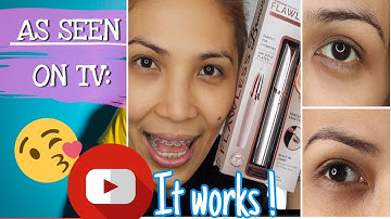 AS SEEN ON TV: Finishing Touch Flawless Eyebrow Review/ Mommy Ann