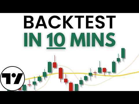 How to Backtest a Trading Strategy in TradingView in 10 Minutes | Pine Script Tutorial