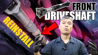 Front Driveshaft Install (Tacoma DIY / How To)