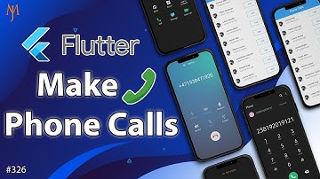 Flutter Tutorial - How To Make Direct Phone Calls? | Call Phone Number