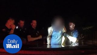 Dramatic moment romance scammer is arrested after conning woman