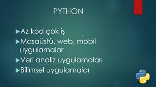 PYTHON 3 python3video1pythonkurulum