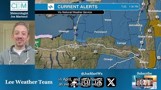 Winter storm watch issued for parts of Upstate NY, Joe Martucci has the forecast