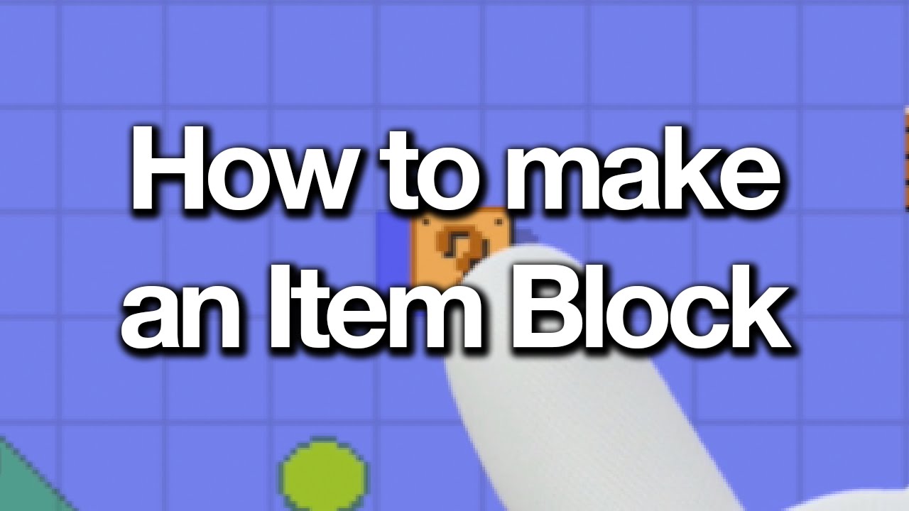 How to make an Item Block SMM [Hrechkaness]