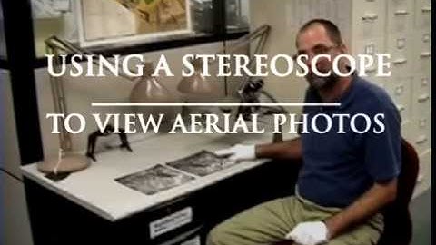 Using a Stereoscope To View Aerial Photos