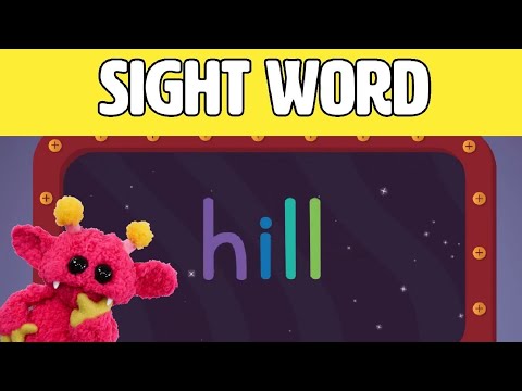 HILL - Let's Learn the Sight Word HILL with Hubble the Alien! | Nimalz Kidz! Songs and Fun!