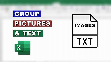 How to group pictures and text in Excel | How to group images and text box in Ms excel