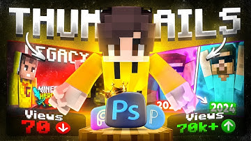 🔥How To Make Easy Minecraft Attractive Thumbnails🤯 In Just 5 Minutes With A Secret Trick✨(Dont Miss)
