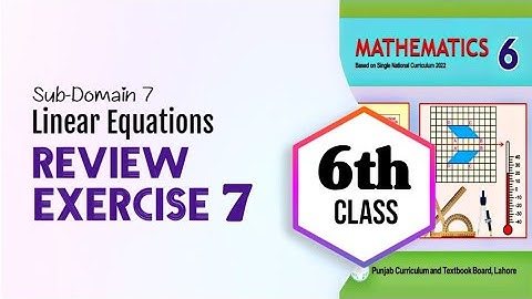 Class 6 math, Chap 7, Review Exercise 7 | Unit 7, Review Exercise 7 | class 6 | New book 2023