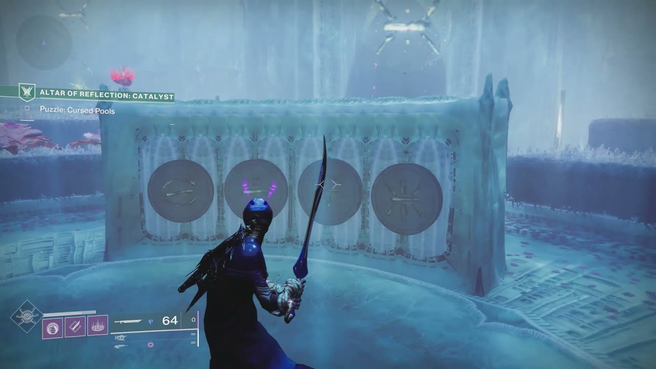 Destiny 2 Witch Queen Altar of Reflection Catalyst Cursed Pools Puzzle