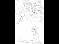 ビュンビュンビュンビュン天使タイムラプス #イラスト #イラストメイキング
