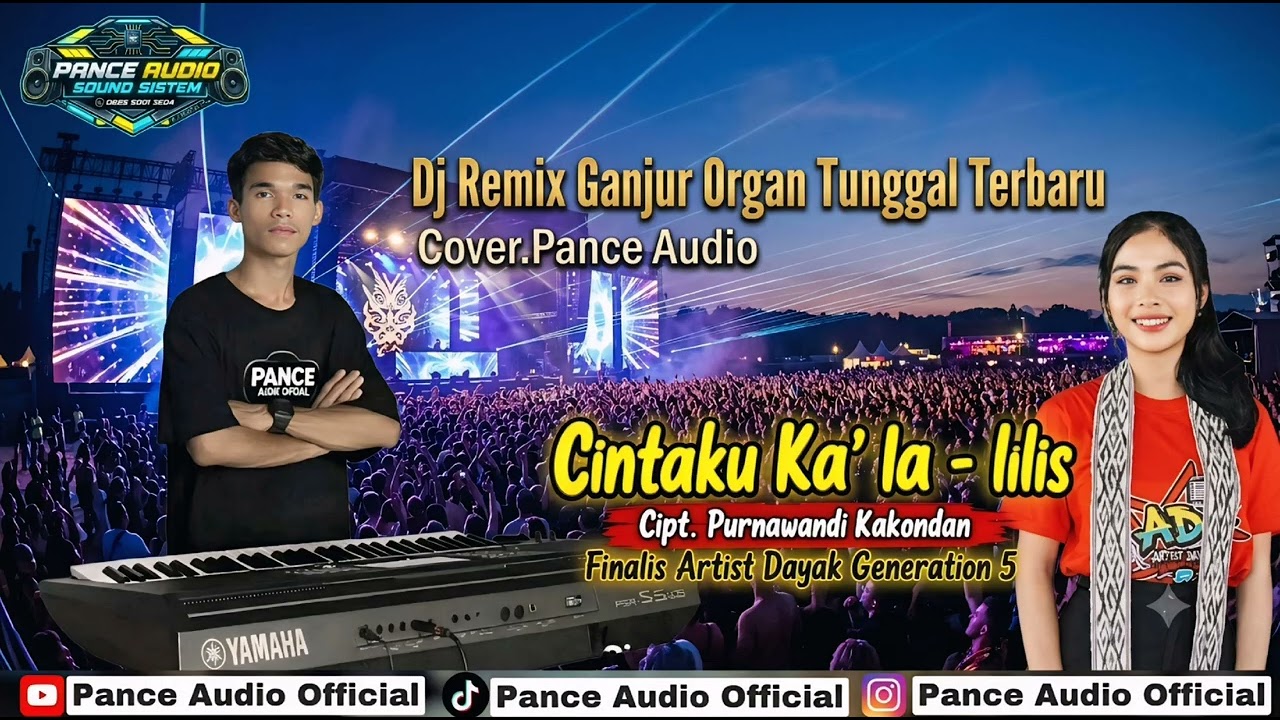 Dj Lagu Dayak Cinta Ka Ia || Versi Remix Organ Tunggal Viral 2026 || Cover.Pance Audio