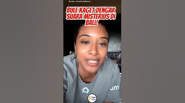 Bule kaget suara misterius di Bali‼️